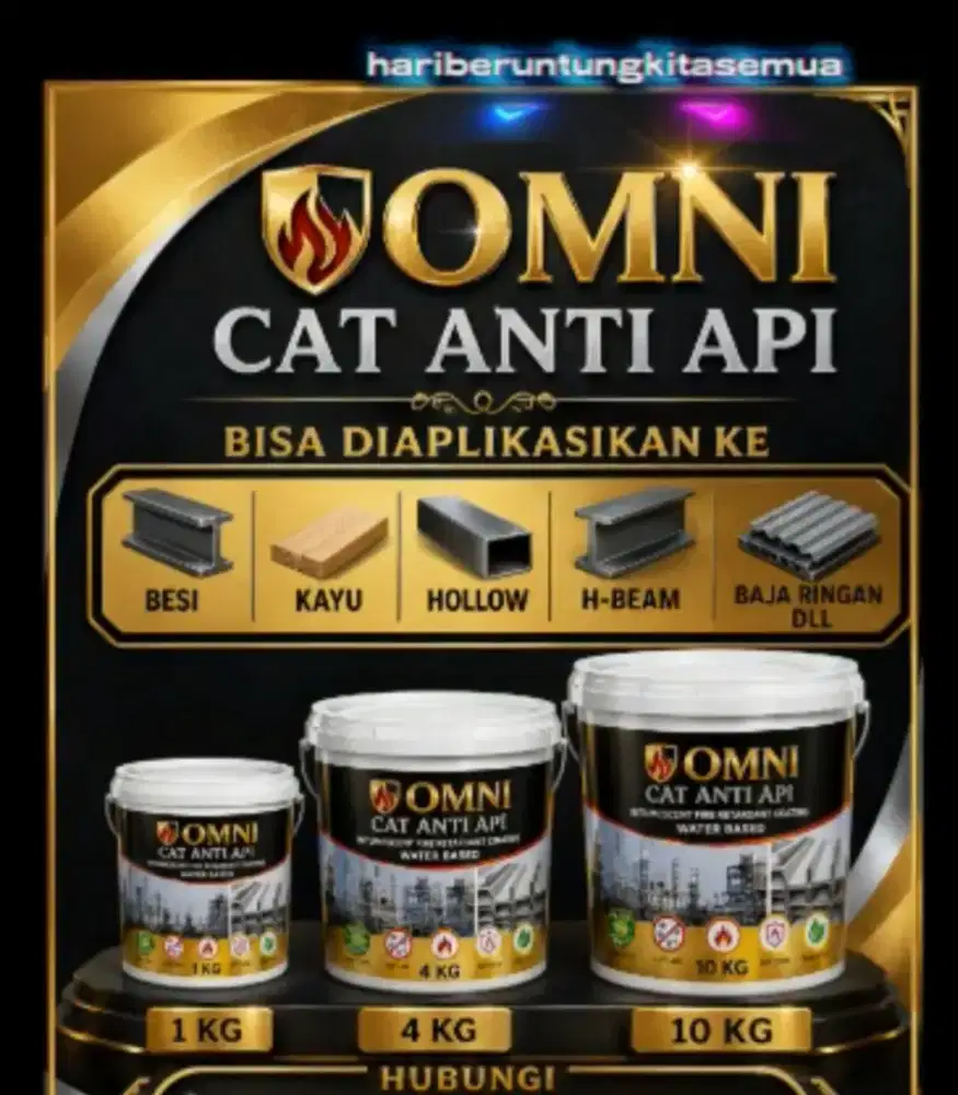 Cat anti api Omni kemasan 1kg