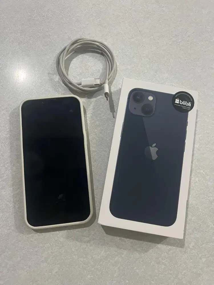 Iphone 13 midnight 128gb I bh 97% I blibli I mulus