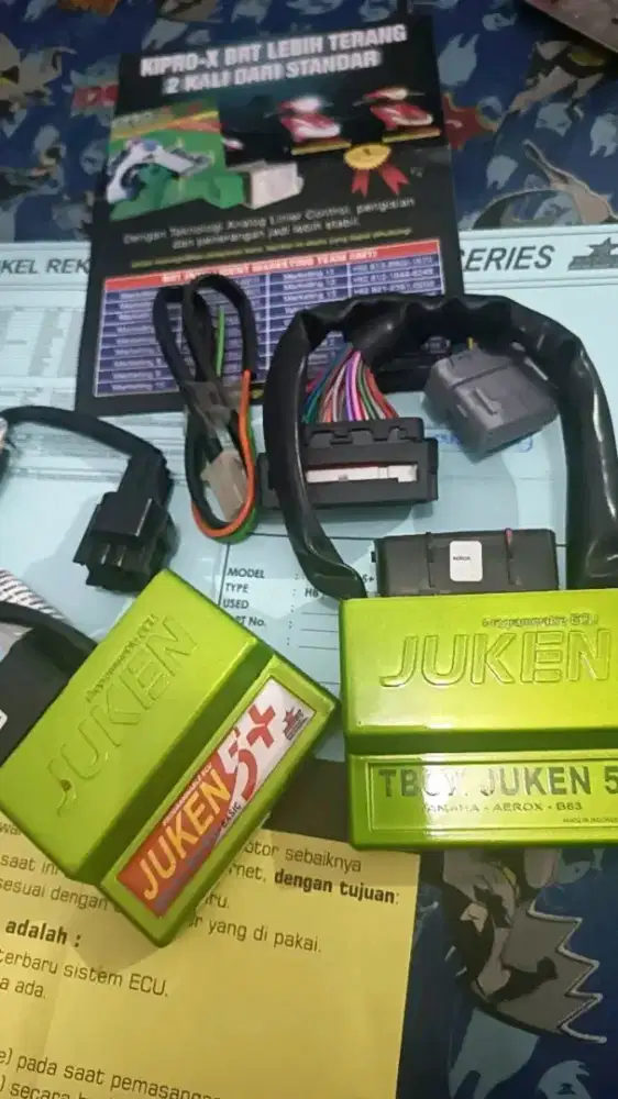 ECU BRT Juken 5++ Dualband & TBOX JUKEN 5 YAMAHA AEROX - AEROX 155