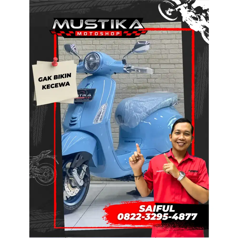 Bekas Rasa Baru!!Vespa Primavera 2025 Warna Terbaru Simpenana-Mustika
