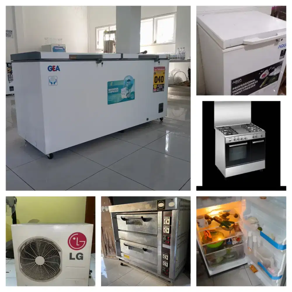 Kami Tampung Terus Barkas Kulkas, Freezer, Showcase, AC dan lainnya