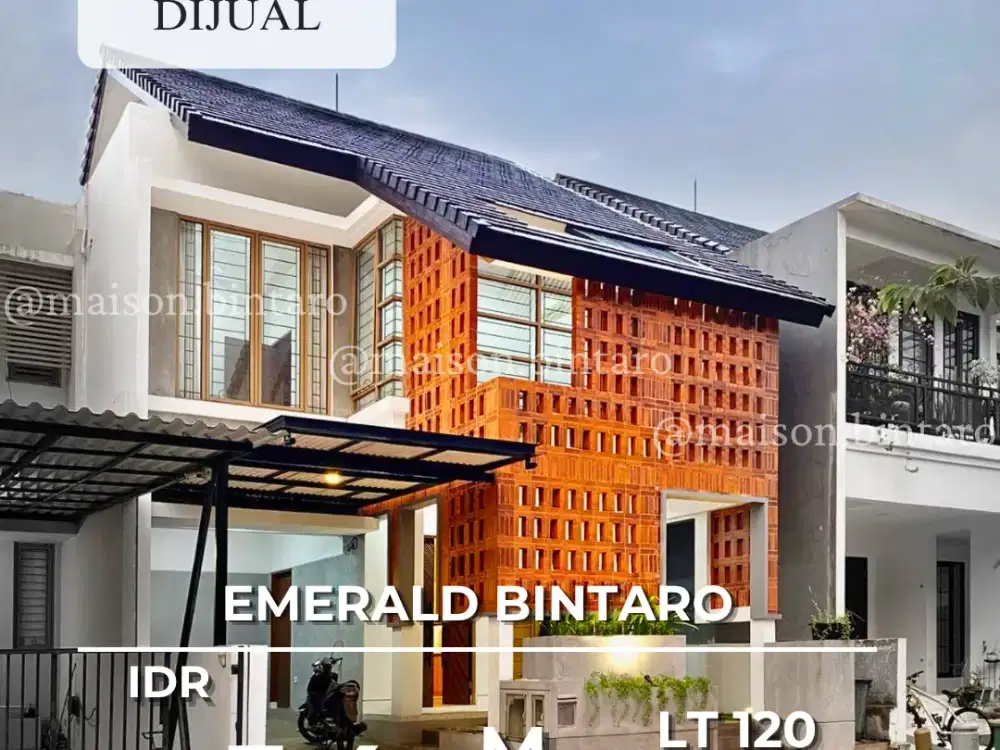 Selangkah ke Masjid! Rumah Minimalis Full Renov Di Emerald Bintaro — Desain Kekinian, Siap Huni & Legalitas SHM  (SP 0289)