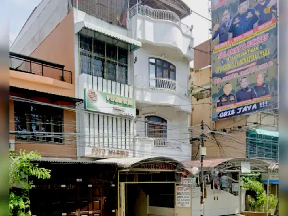 Rumah 3 Lantai Siap Huni Jln S. Parman Medan