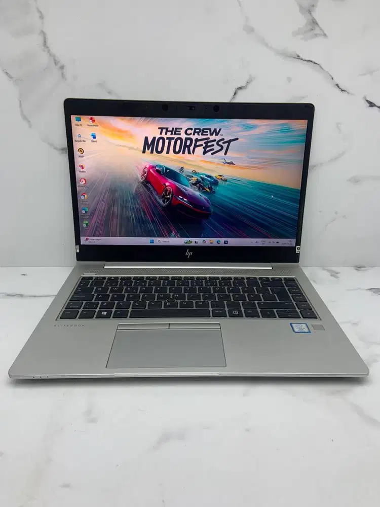 Laptop Bisnis Elegan, HP EliteBook 840 G5, laptop premium tipis