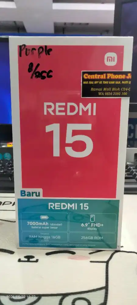 Redmi 15 8/256 new