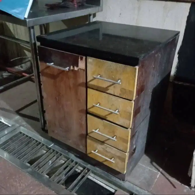 Meja Dapur Kitchen Countertop Cabinet Atasan Granit 60x60x77