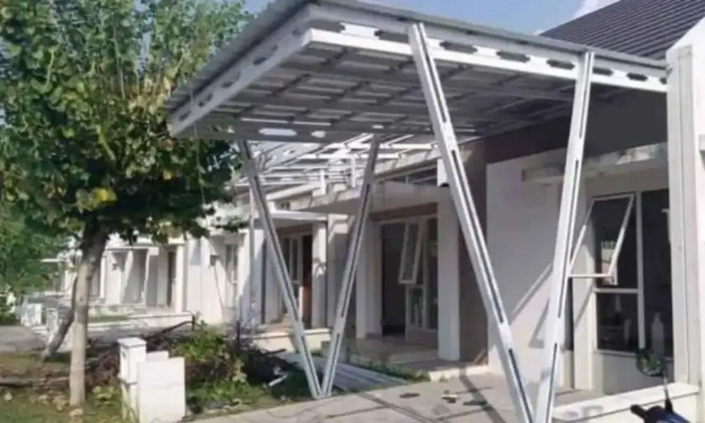 Kanopi baja ringan minimalis teras rumah dan garasi kendaraan