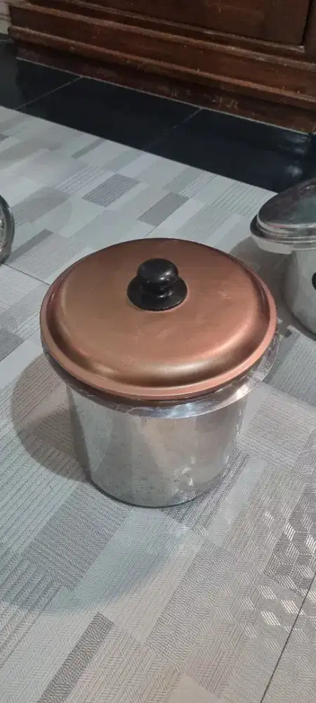 Panci tinggi stainless steel + tutup