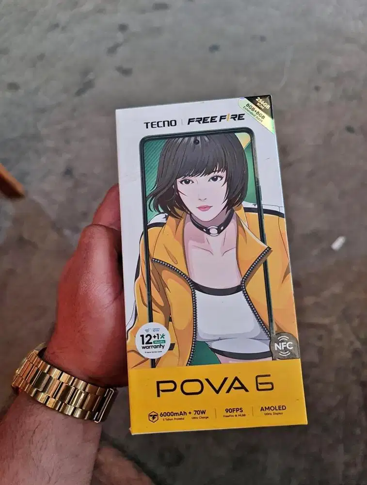 dijual tecno pova 6