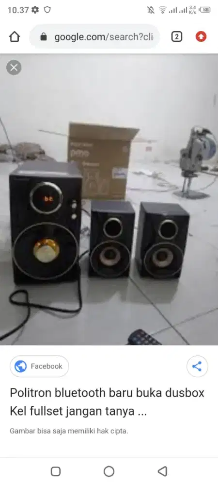 Speaker bluetooth full bass