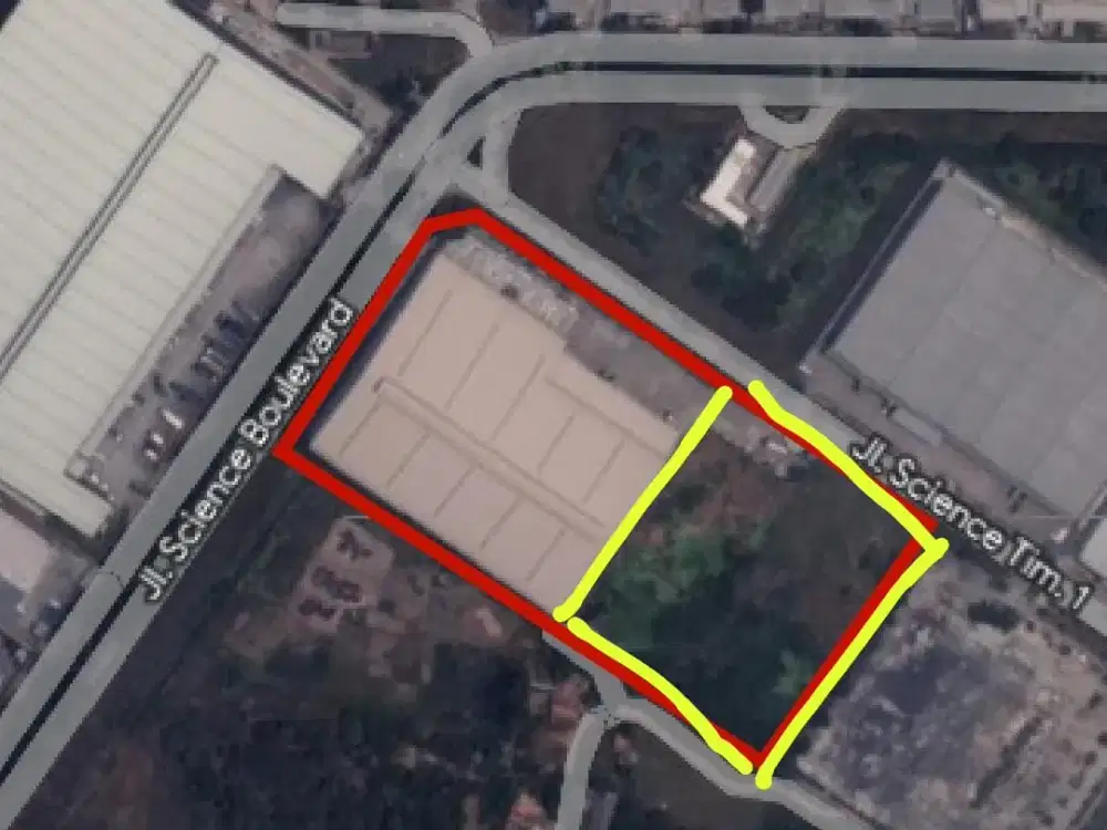 Dijual Tanah Industri Lokasi Strategis di Jababeka V Cikarang Bekasi