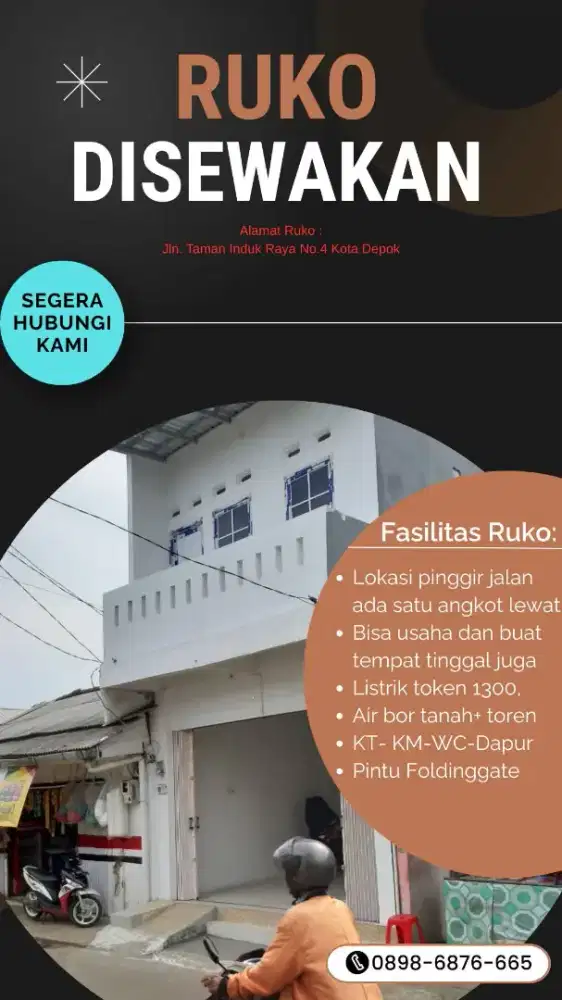 RUKO 2 Lt. DIKONTRAKKAN / DIJUAL