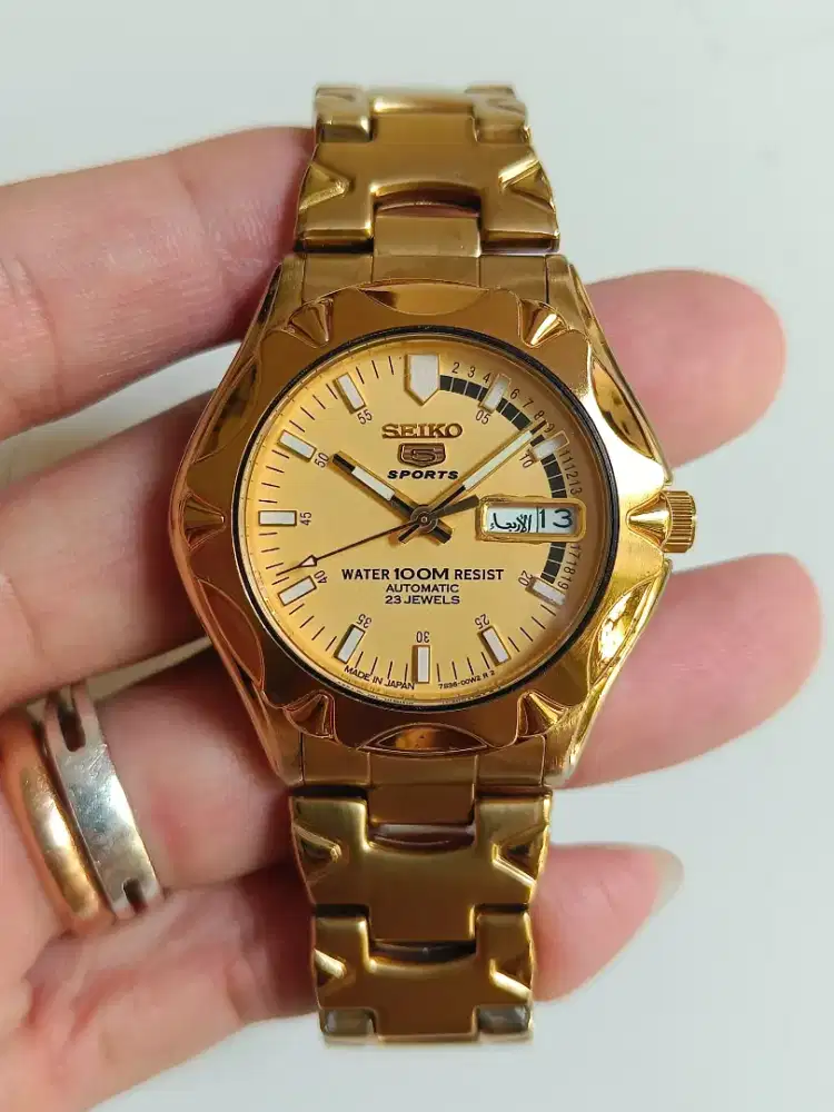 Seiko 5 sport SNZ450J1 bekas bagus normal semua tinggal pakai
