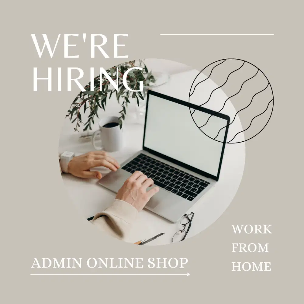 Lowongan Kerja Admin & Live Streaming Online Shop Wanita