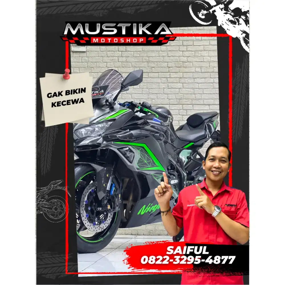 Perfect Condition!!Kawasaki ZX25R 2022 N Kota Ful Modif-Mustika Saiful