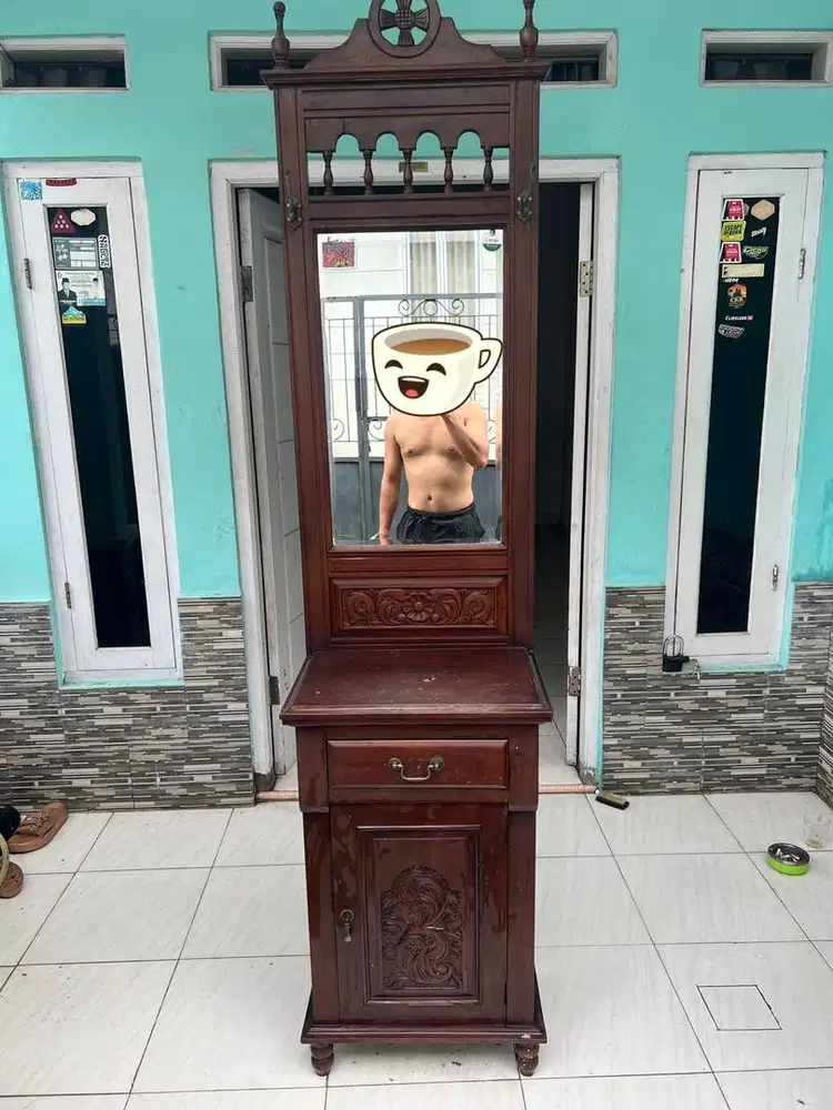 Meja rias kayu jati