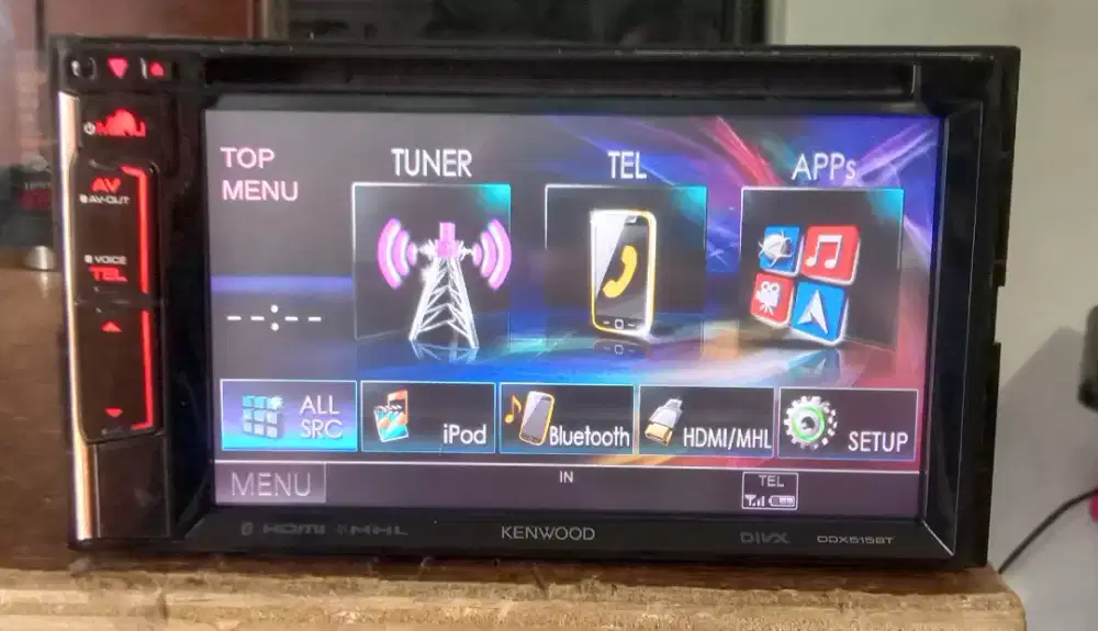 Headunit Kenwood 2din Ddx 515bt Oem Honda Brv