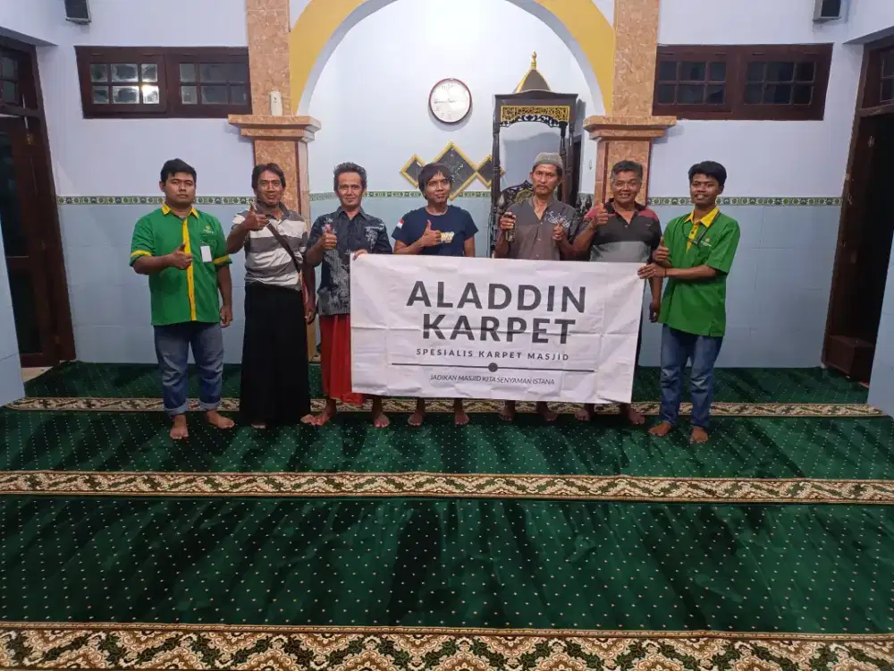 Jual Karpet Masjid MURAH Tipe Al Namaz (14 mm) | Free Pemasangan
