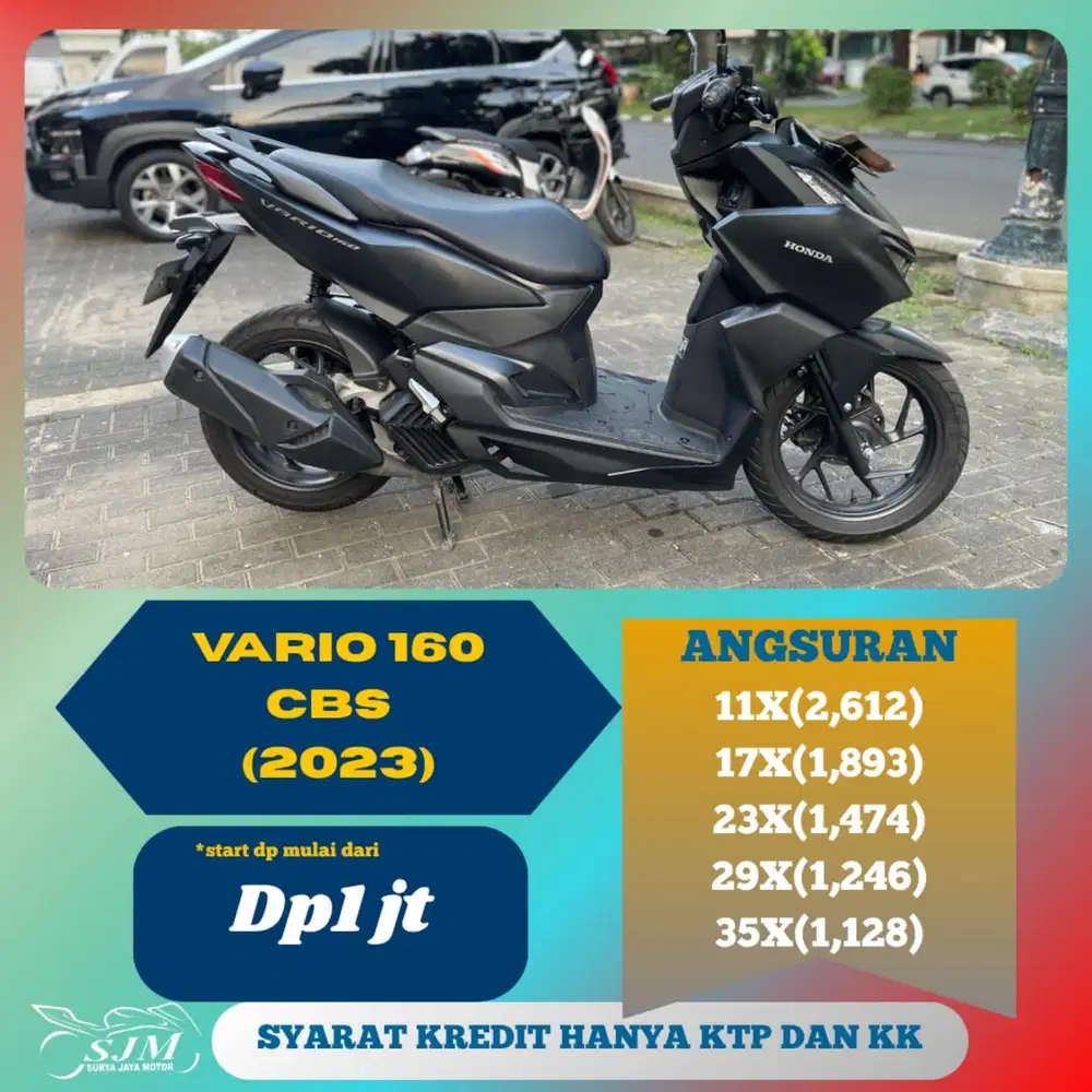 HONDA VARIO 160 CBS 2023 CASH & KREDIT