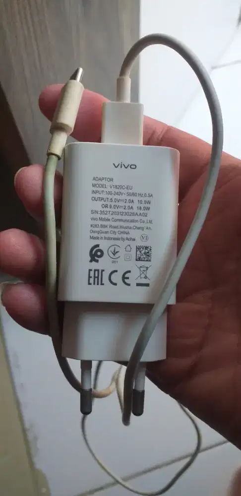 Carger asli vivo y33s type c 18watt