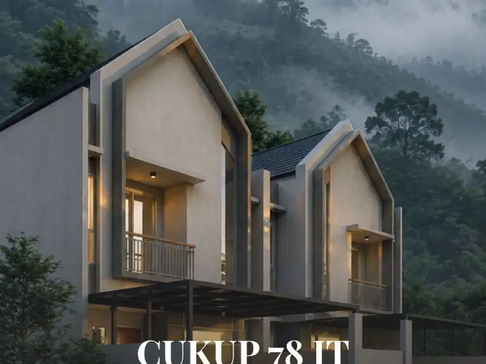 Rumah Villa 2 Lantai Malang Batu DP 78 JT siap KPR Passive Income Up to 170 JT/Tahun