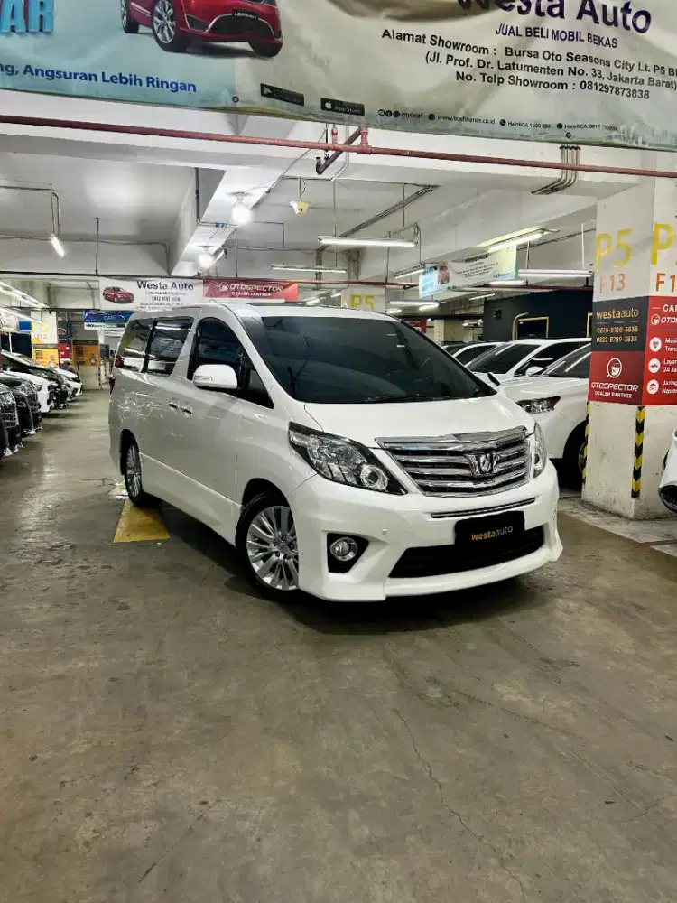 KM 82rb Toyota Alphard 2.4 SC AT 2013 Like New bkn 2013