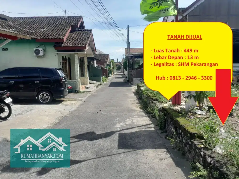 Jual Tanah Strategis Dekat RS Hermina  Maguwoharjo,  Bandara Adisucipto & Ringroad
