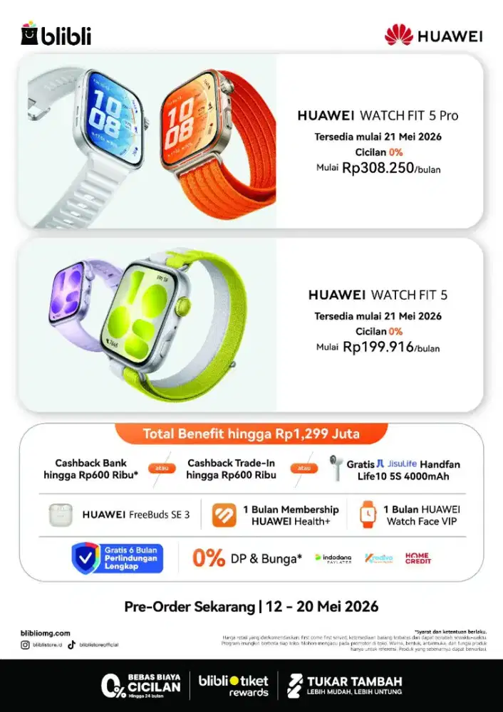 Huawei watch Fit5