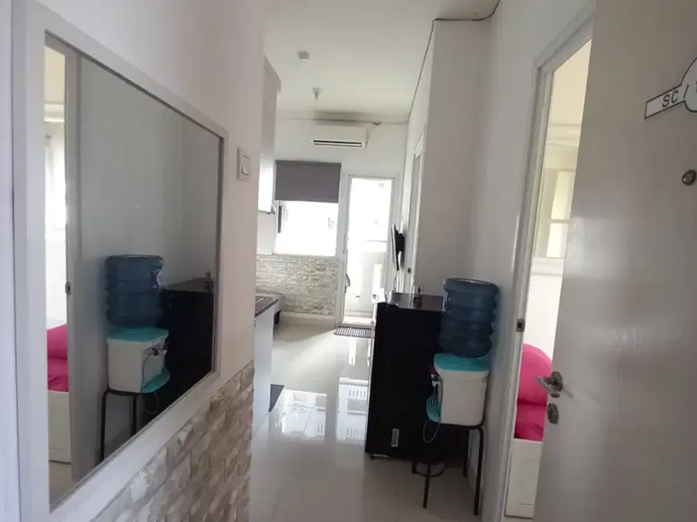 APARTEMEN GREEN PRAMUKA CITY 2 KAMAR FULL FURNISHED TOWER SCARLET ATAS MALL PERTAHUN JAKARTA PUSAT