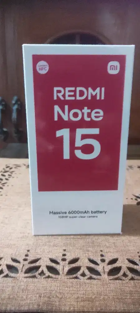 Jual HP gres, Baru belum buka segel. Xiaomi Redmi Note 15 8gb/256gb.