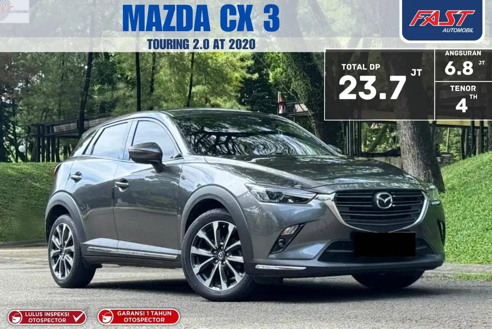 LOW KM 60RB TANGAN PERTAMA GARANSI MAZDA CX3 TOURING 2020 2.0 AT