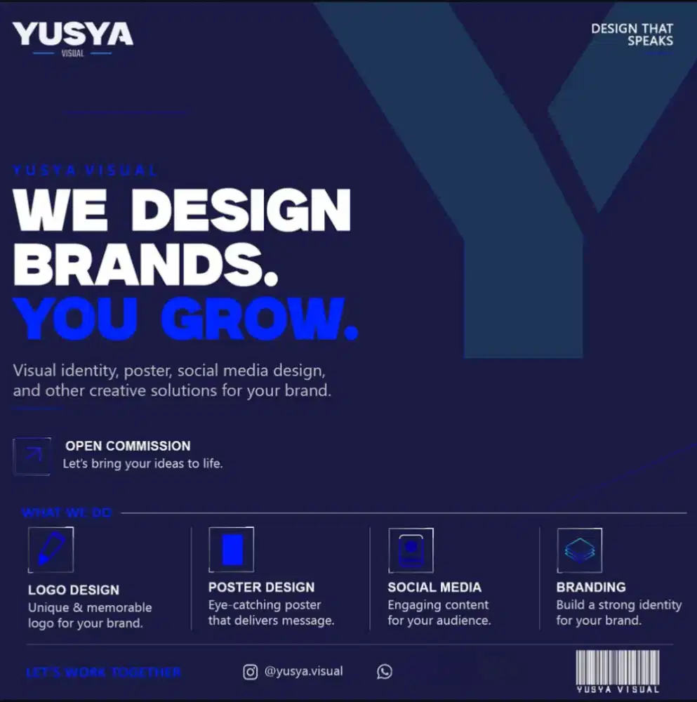 JASA DESAIN SEPANDUK, POSTER, DLL