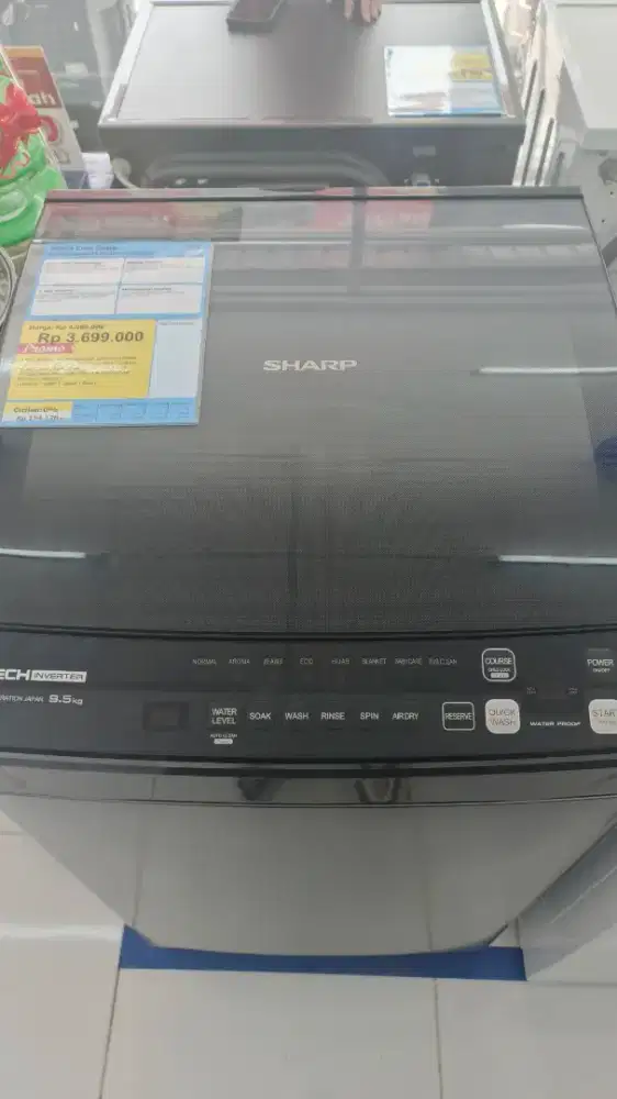 MESIN CUCI SHARP 9.5KG