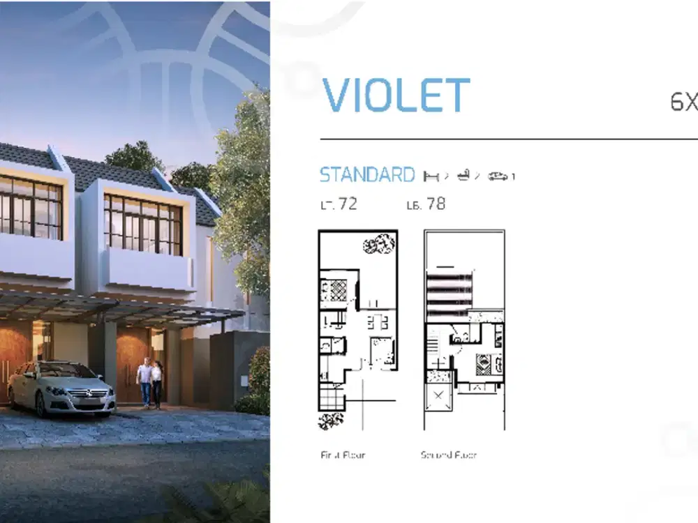 VIOLET 6x12 Grand Sunrise