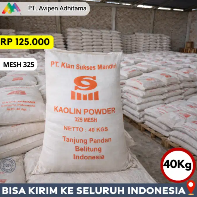Jual Kaolin Powder Murah Kualitas Bagus Ready Stock
