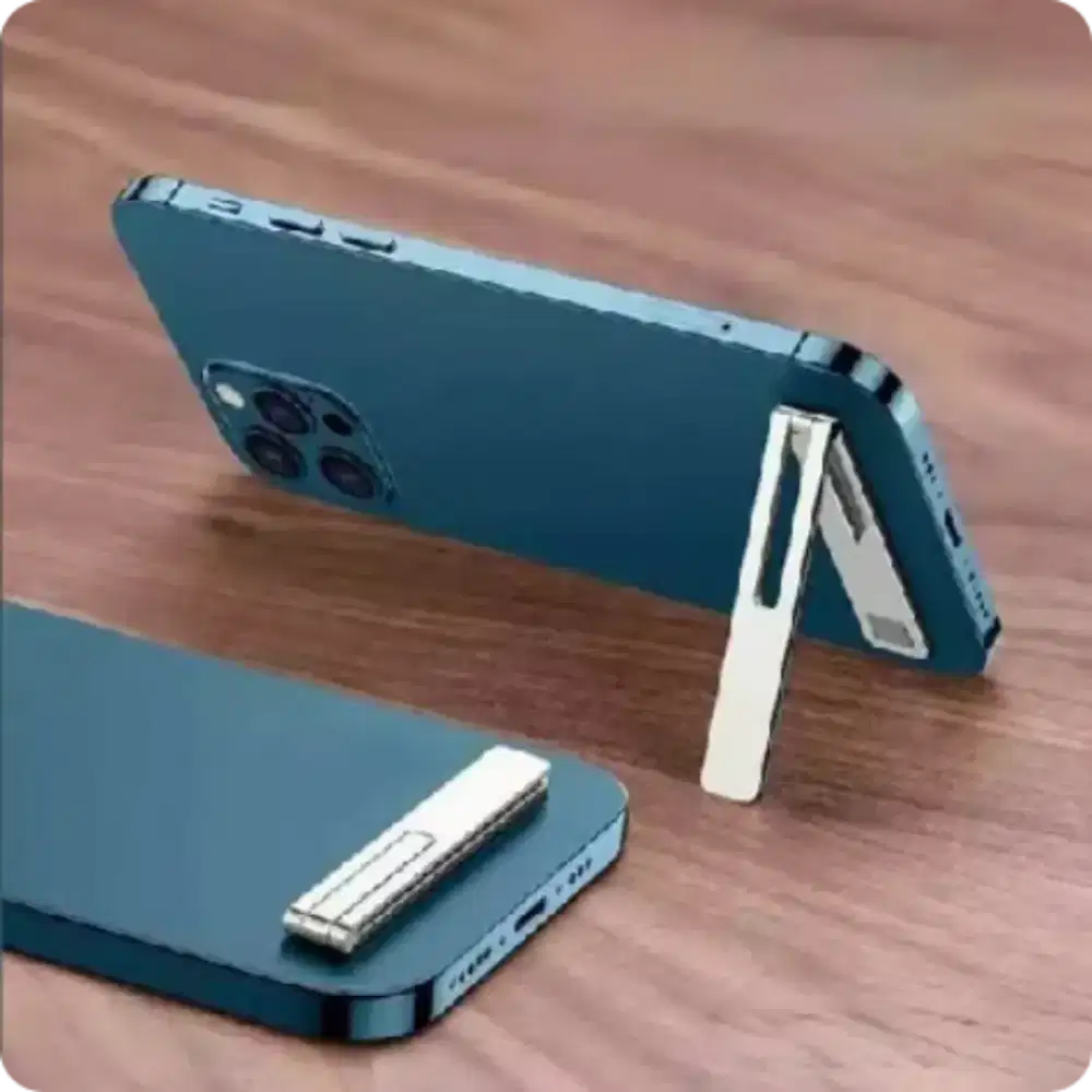 Stand Holder Dudukan HP Phone Stand Tempelan Holder L Clip Mini.