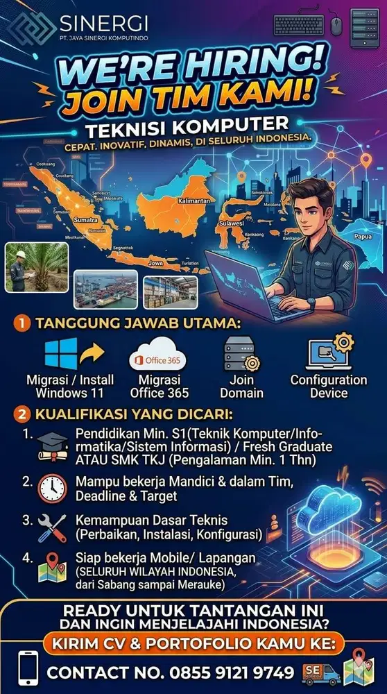 Sedang membutukan tenaga kerja freelance dalam pelaksanaan project IT