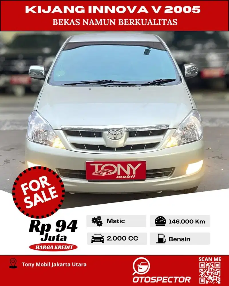 Terlaris - Toyota Kijang Innova 2.0 V AT 2005