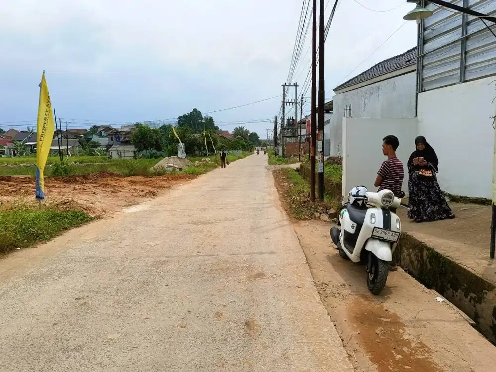 TANAH TIRTAYASA SUKARAME DIPINGGIR JALAN DIJUAL MURAH