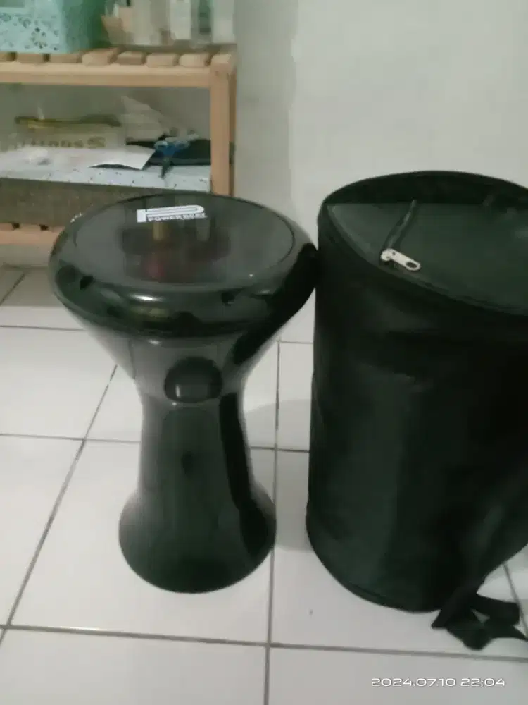 Darbuka 9 inch hitam polos