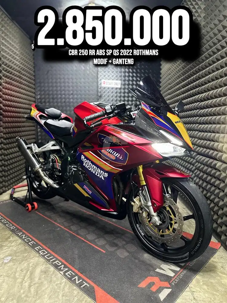 CBR 250 RR OR CBR 250RR ABS SP QS 2022 ROTHMANS EDITION MODIF LOW KM