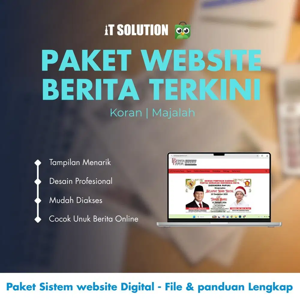 Pembuatan Website Portal Berita Profesional