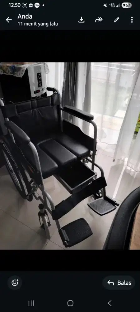 Dijual.kursi roda msh baru kokoh dan kuat
