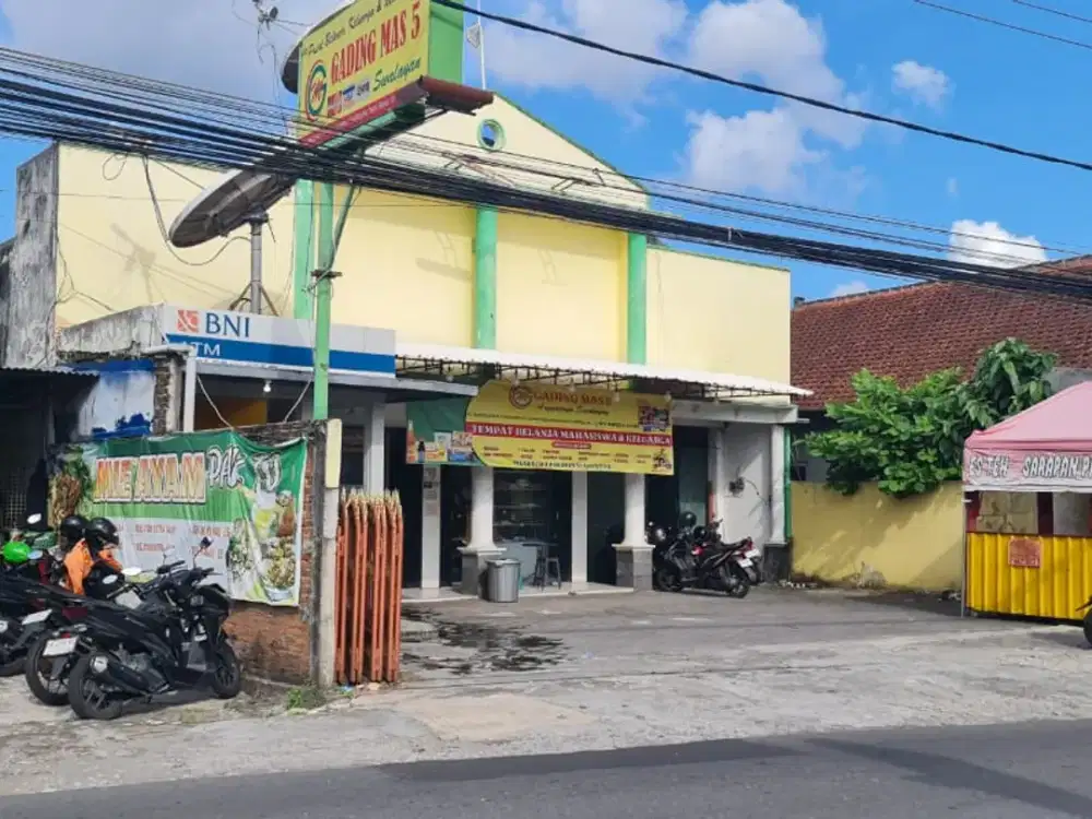 Di jual murah tanah  bonus bangunan cocok untuk segala usaha di jalan anggajaya condong catur