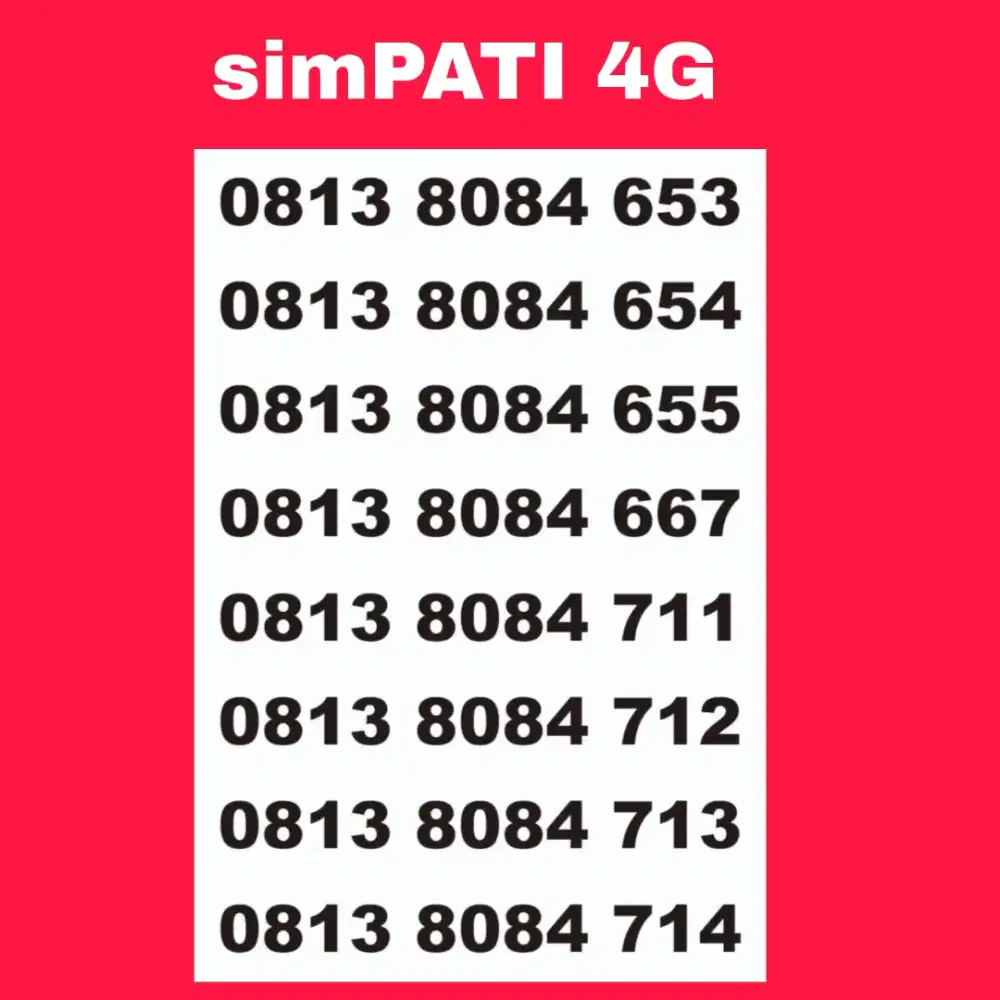Nomor cantik simpati murah