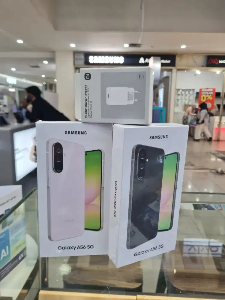 SAMSUNG A56 5G 8/256 FREE ADAPTER 3rd + CLEAR CASE + TEMPERED GLASS