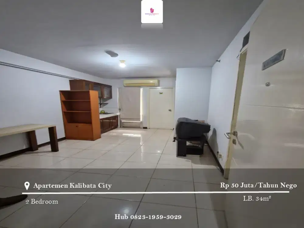 Disewakan Apartement Kalibata City 2BR Full Furnished Tower Kemuning