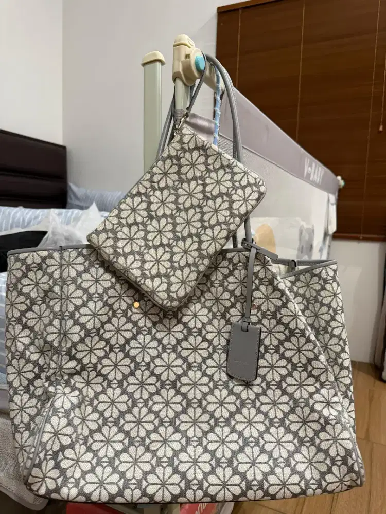 Tas Kate Spade Flower Jacquard Large