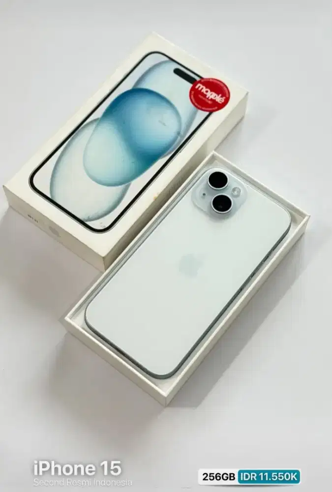 iPhone 15 256 GB second iBox kredit bisa tanpa DP