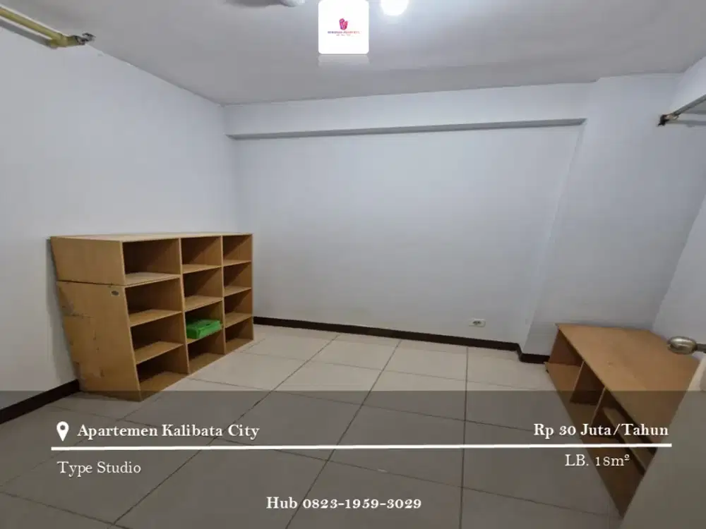 Disewakan Apartement Kalibata City Type Studio Furnished